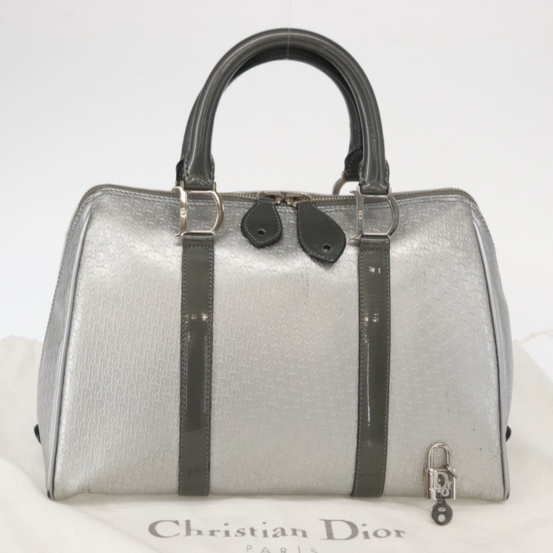 【日本直送】Christian Dior Trotter帆布手提包 PVC灰色銀色 正品 yk20143-11