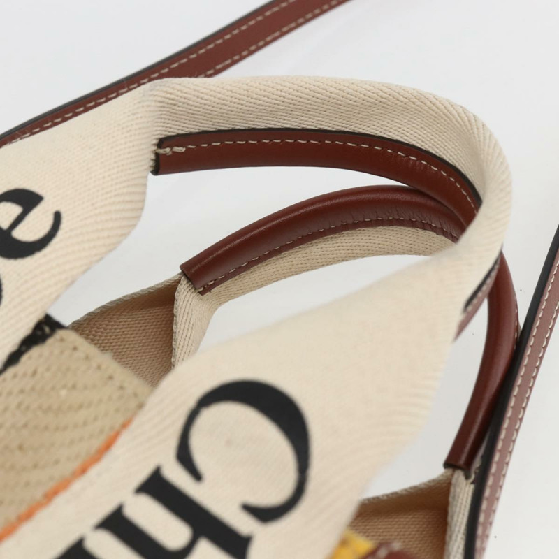 【日本直送】Chloe Woody 手袋帆布皮革兩用多色銀色正品 am10275V-7