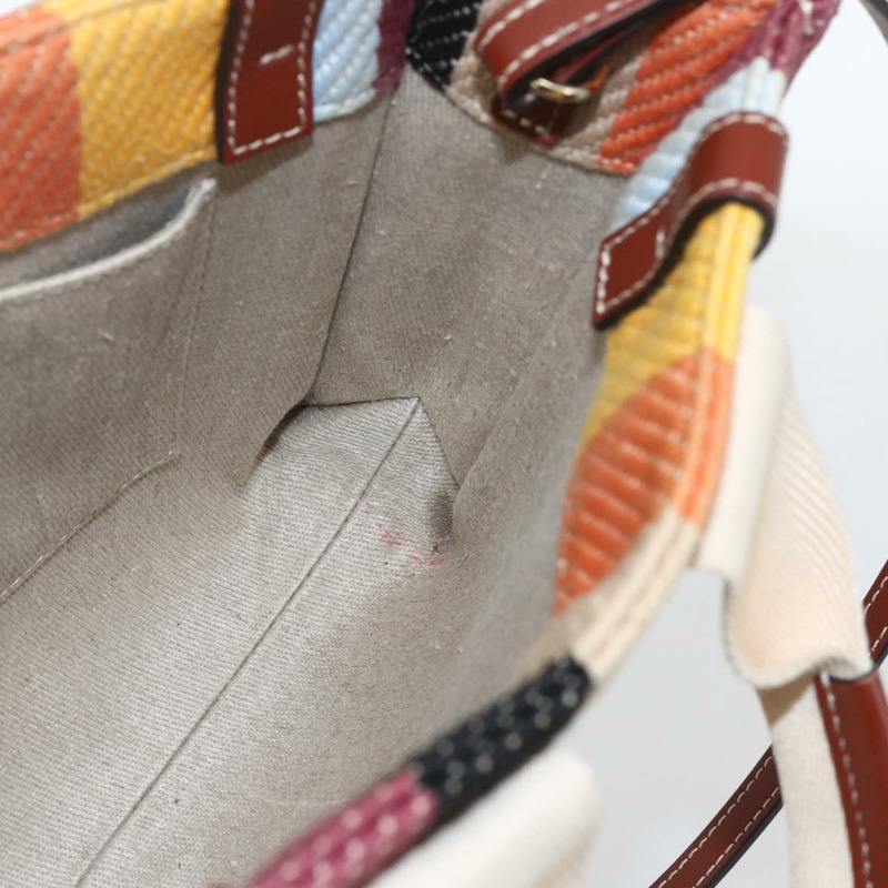 【日本直送】Chloe Woody 手袋帆布皮革兩用多色銀色正品 am10275V-18