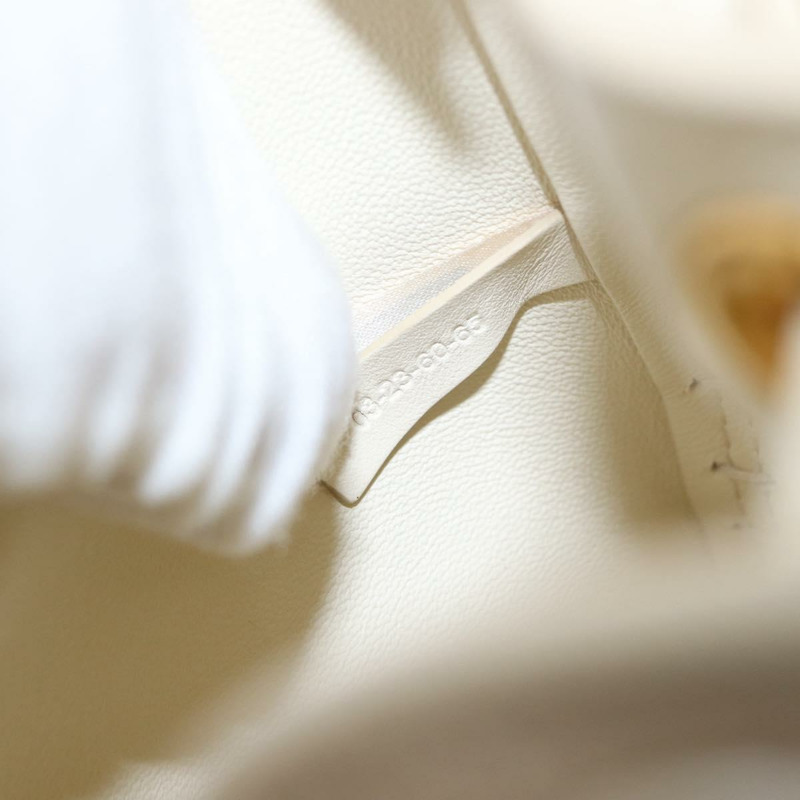 【日本直送】Chloe 鏈條微型水桶肩背包 皮革 象牙色 金色 正品 am10194V-10