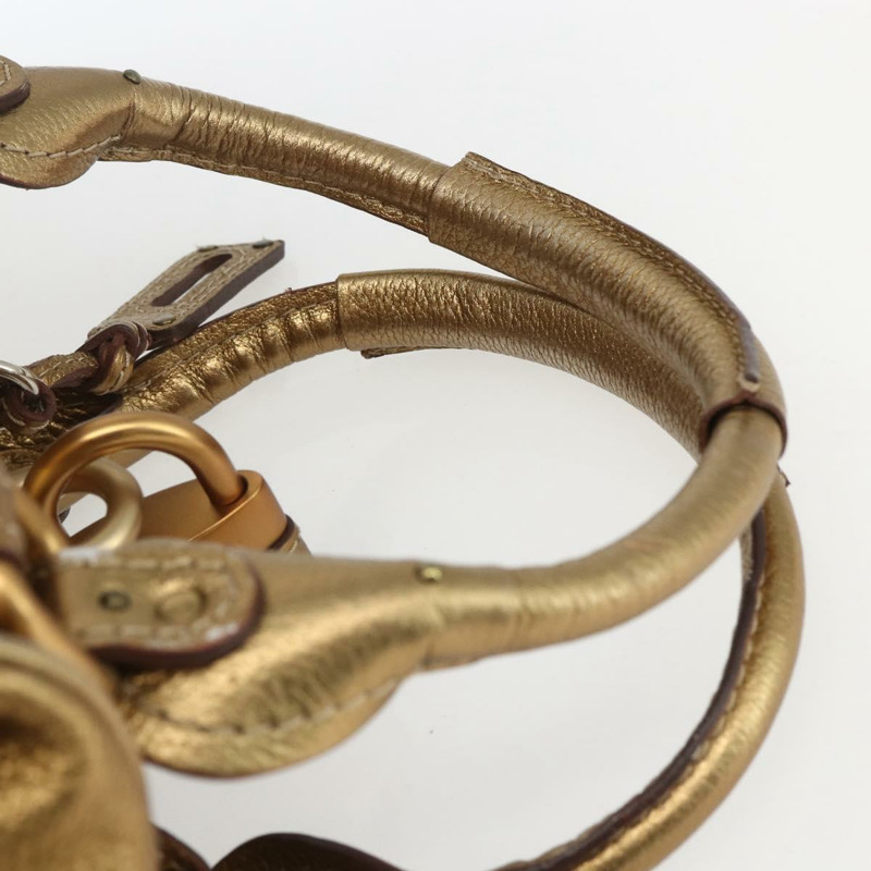 【日本直送】Chloe Paddington 手提包 皮革 米色 金色銀色 正品 am10339V-7