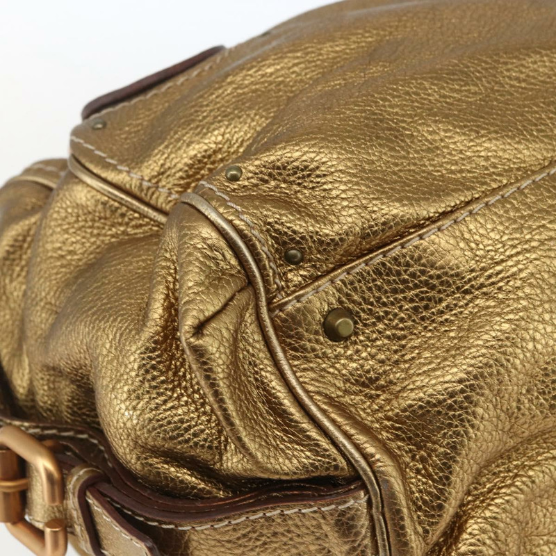 【日本直送】Chloe Paddington 手提包 皮革 米色 金色銀色 正品 am10339V-13