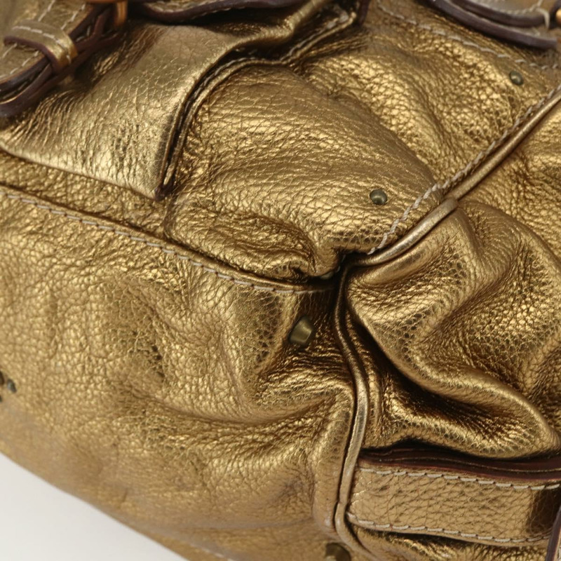 【日本直送】Chloe Paddington 手提包 皮革 米色 金色銀色 正品 am10339V-14