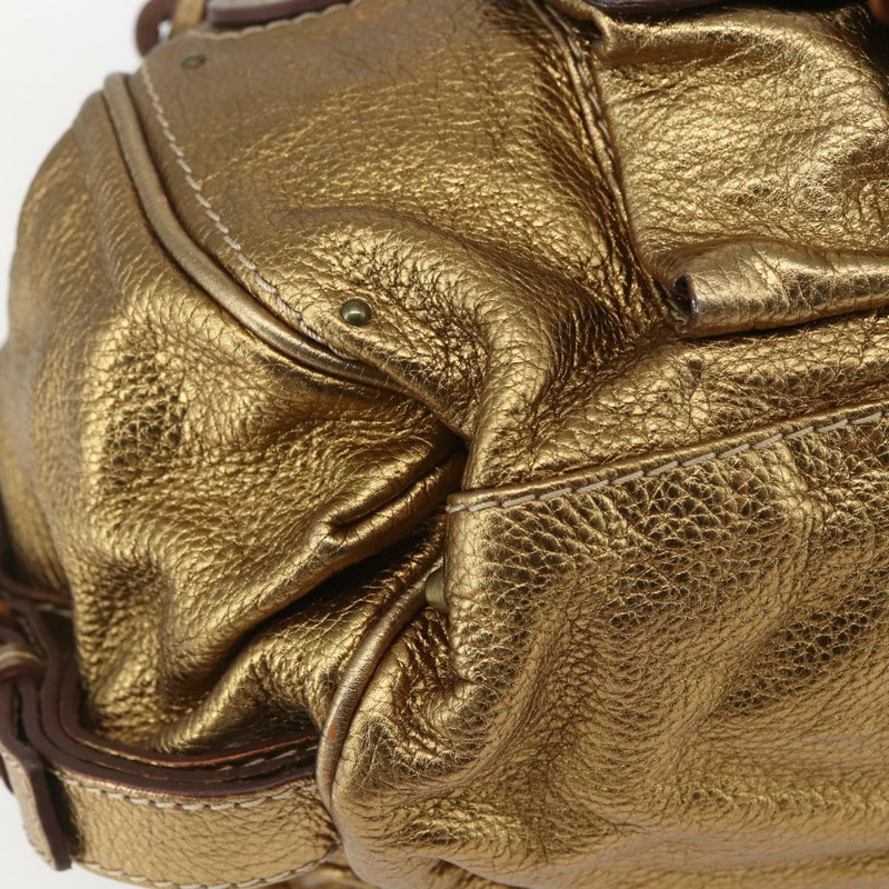 【日本直送】Chloe Paddington 手提包 皮革 米色 金色銀色 正品 am10339V-15