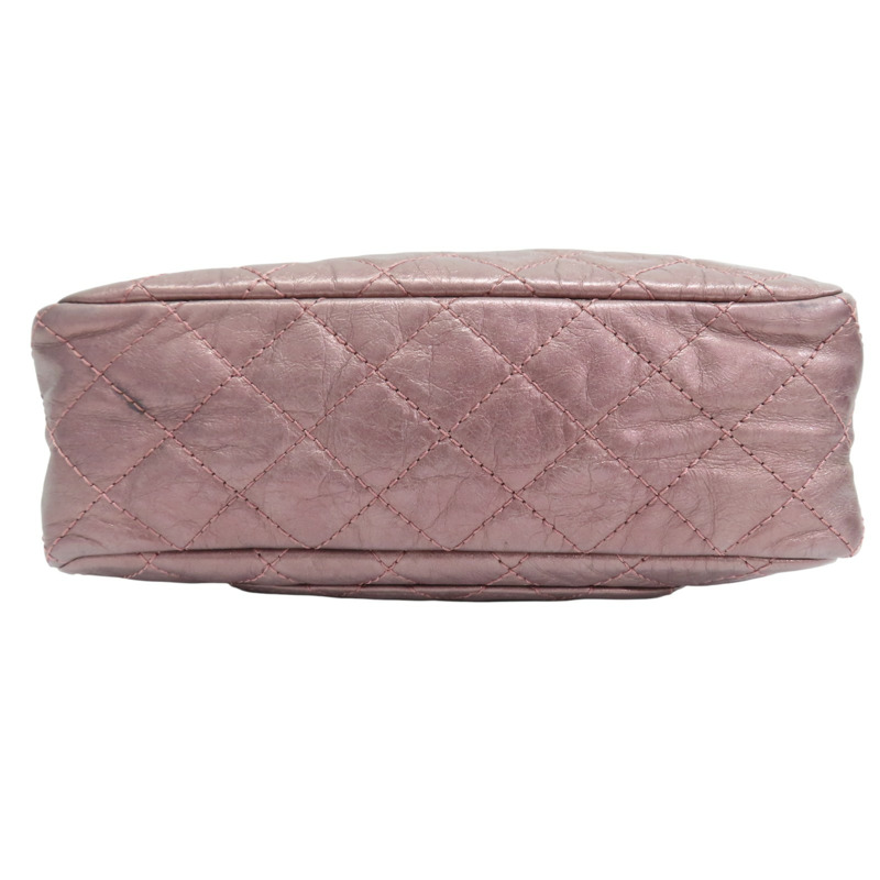 銀粉色 牛皮 Reissue 相機包 肩背包 銀釦【CHANEL 香奈兒】-3