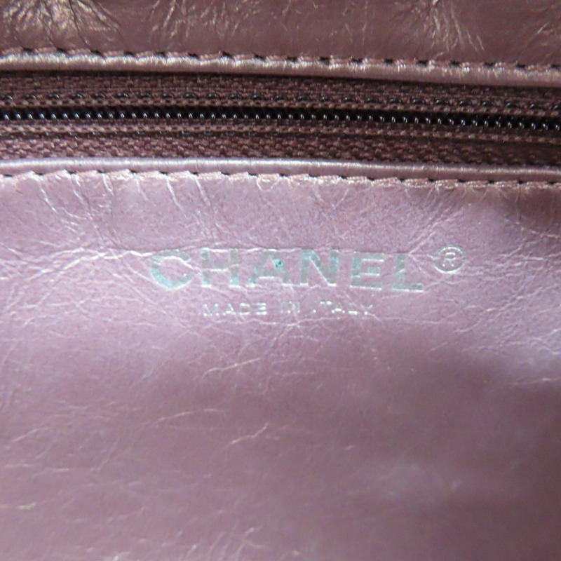 銀粉色 牛皮 Reissue 相機包 肩背包 銀釦【CHANEL 香奈兒】-7