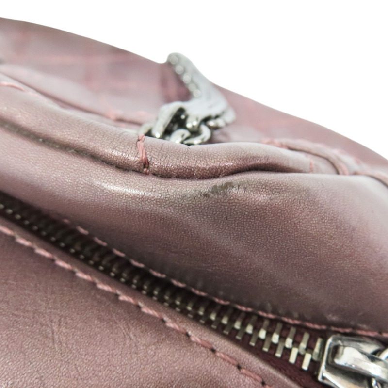 銀粉色 牛皮 Reissue 相機包 肩背包 銀釦【CHANEL 香奈兒】-16