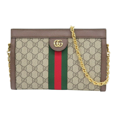 烏木色 GG Supreme帆布 Ophidia 肩背包 503877【GUCCI 古馳】 503877