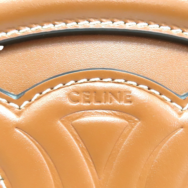 棕色 牛皮 CUIR TRIOMPHE 單肩包 肩背包【CELINE 賽琳】-6