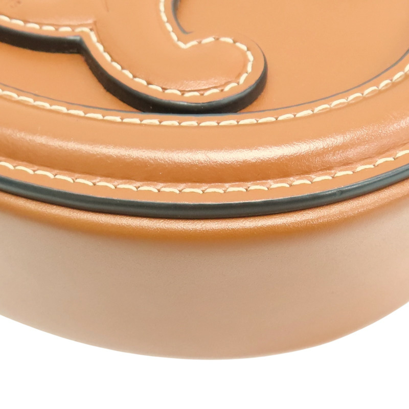 棕色 牛皮 CUIR TRIOMPHE 單肩包 肩背包【CELINE 賽琳】-10