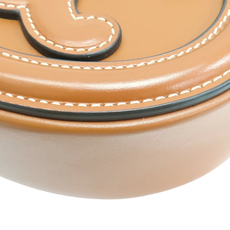 棕色 牛皮 CUIR TRIOMPHE 單肩包 肩背包【CELINE 賽琳】-12