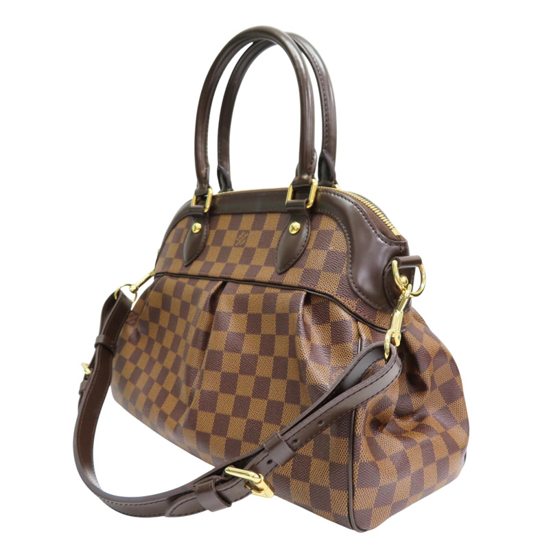 棕色 棋盤格 帆布 Trevi PM 兩用包【LOUIS VUITTON LV 路易威登】 N51997-2