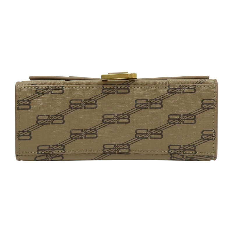 棕色 牛皮 Hourglass XS 兩用包 #592833【Balenciaga 巴黎世家】 #592833-3