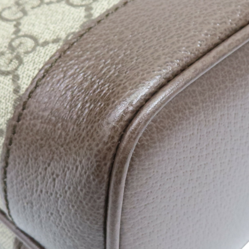 烏木色 GG 帆布 牛皮 Ophidia 小號 肩背包【GUCCI 古馳】 781402-13