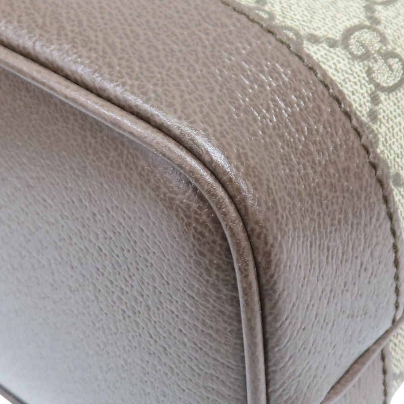 烏木色 GG 帆布 牛皮 Ophidia 小號 肩背包【GUCCI 古馳】 781402-14