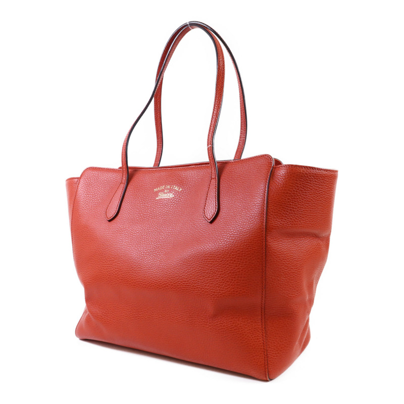 GUCCI 牛皮皮革Swing Tote Bag手挽袋-2