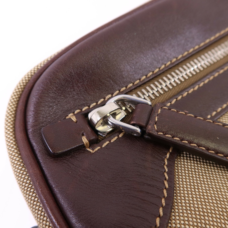 PRADA 帆布Shoulder Bag銀扣肩背袋-8