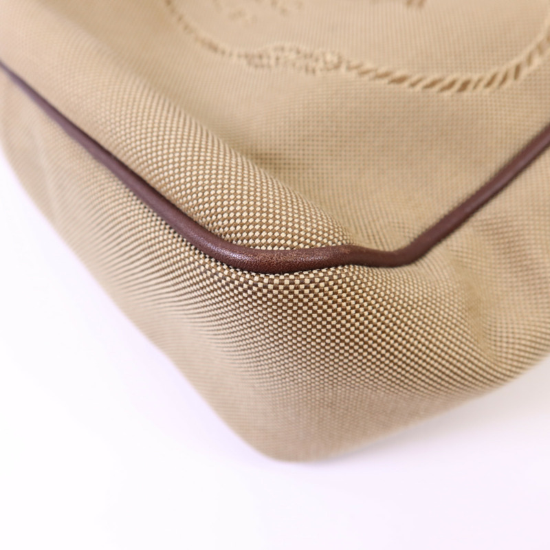 PRADA 帆布Shoulder Bag銀扣肩背袋-10