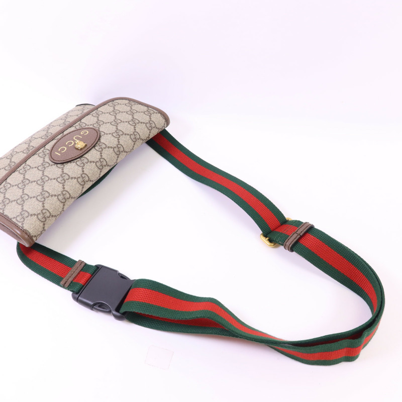 GUCCI 塗層帆布Neo Vintage GG Supreme腰包-4