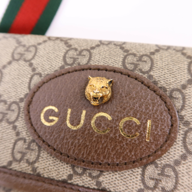 GUCCI 塗層帆布Neo Vintage GG Supreme腰包-9
