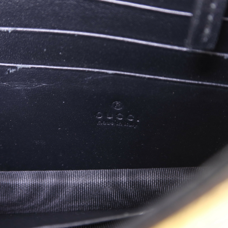 GUCCI 塗層帆布Wallet On Chain金扣鏈帶肩背袋-5