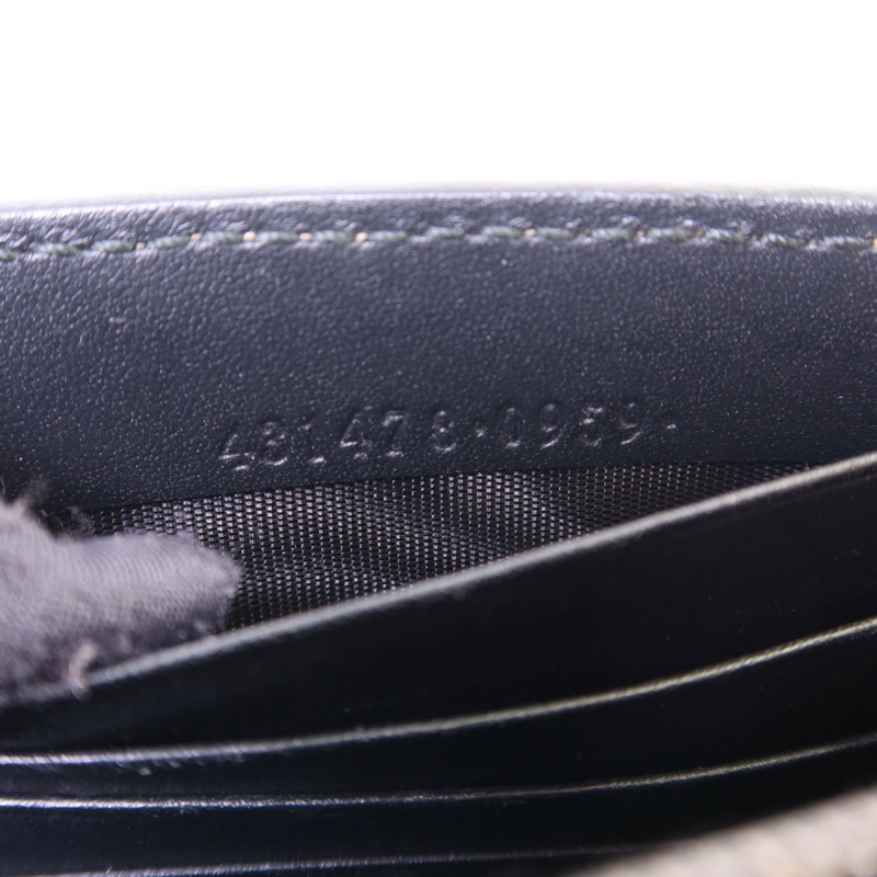 GUCCI 塗層帆布Wallet On Chain金扣鏈帶肩背袋-6