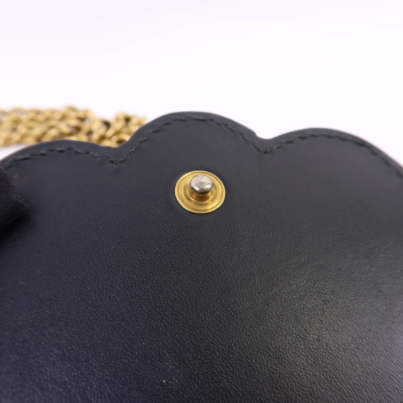 GUCCI 塗層帆布Wallet On Chain金扣鏈帶肩背袋-8