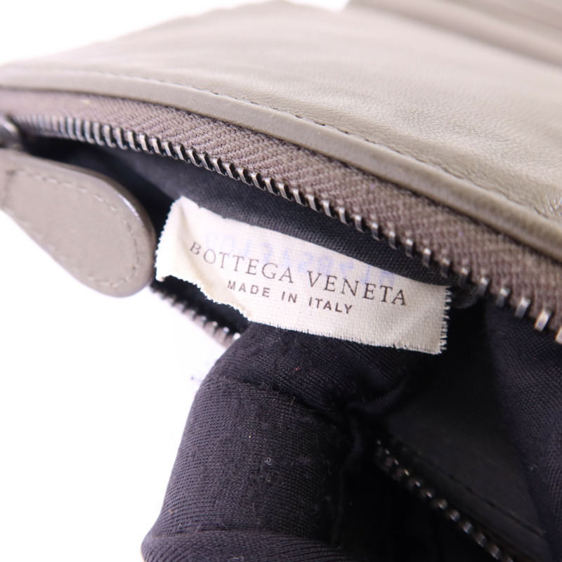BOTTEGA VENETA 織紋皮革/天鵝絨Long Wallet長錢包-8