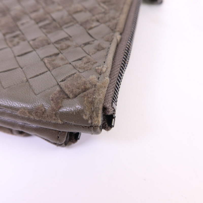 BOTTEGA VENETA 織紋皮革/天鵝絨Long Wallet長錢包-20