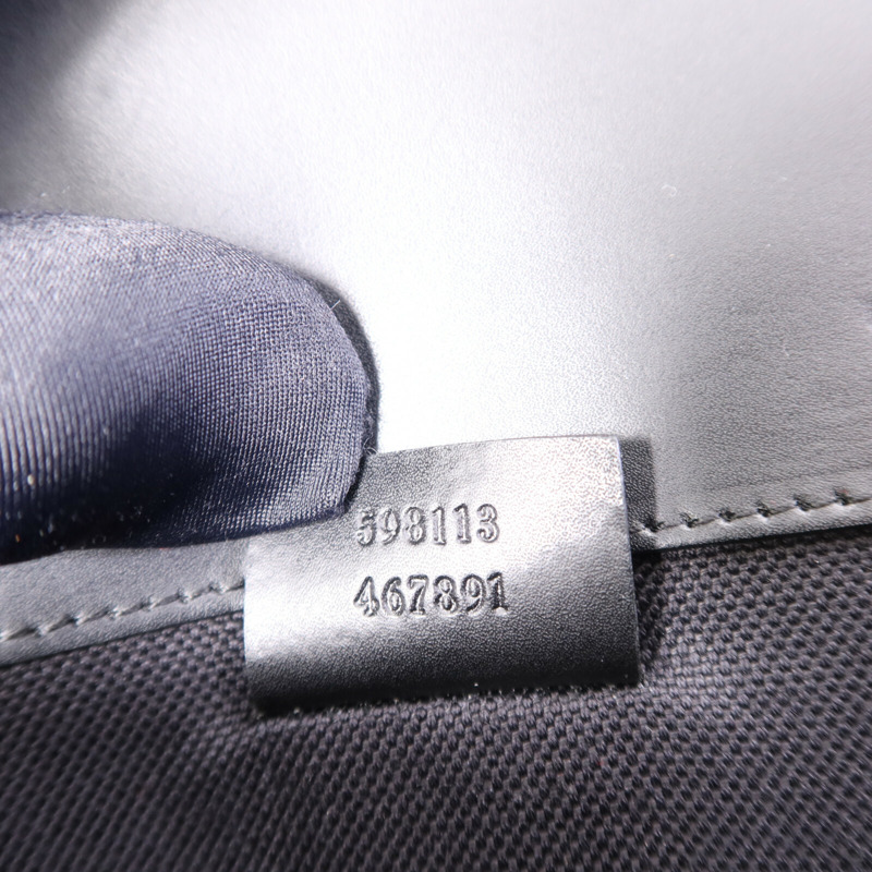 GUCCI 塗層帆布GG Supreme Waist Bag銀扣腰包-6