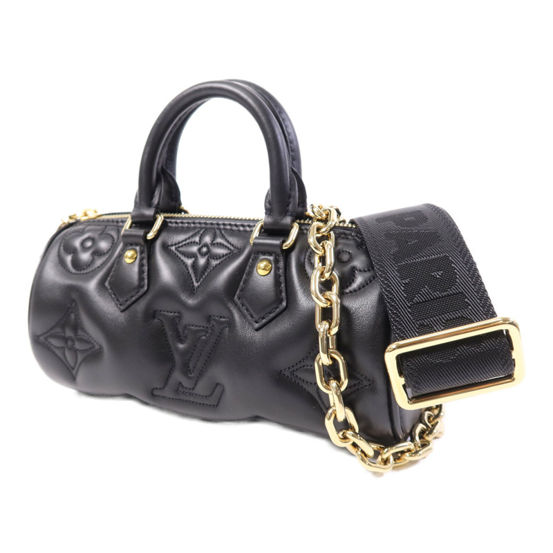 LOUIS VUITTON Monogram Empreinte Papillon BB Bubblegram金扣手挽肩背兩用袋-2
