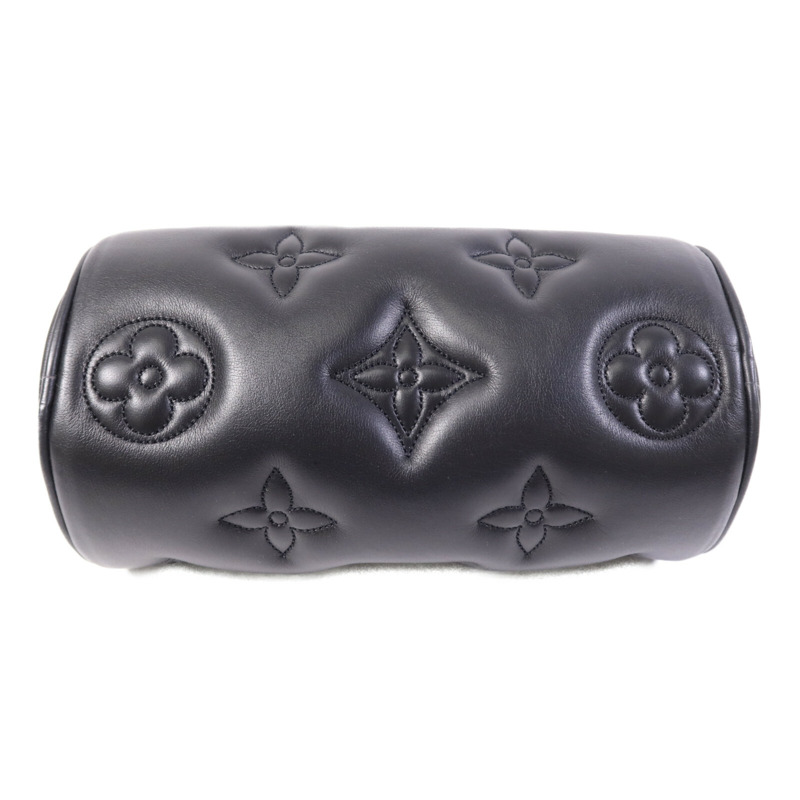 LOUIS VUITTON Monogram Empreinte Papillon BB Bubblegram金扣手挽肩背兩用袋-3