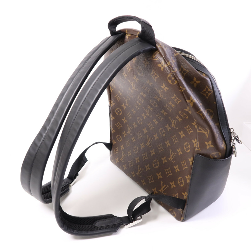 LOUIS VUITTON Monogram Macassar Discovery Backpack PM銀扣背包-7