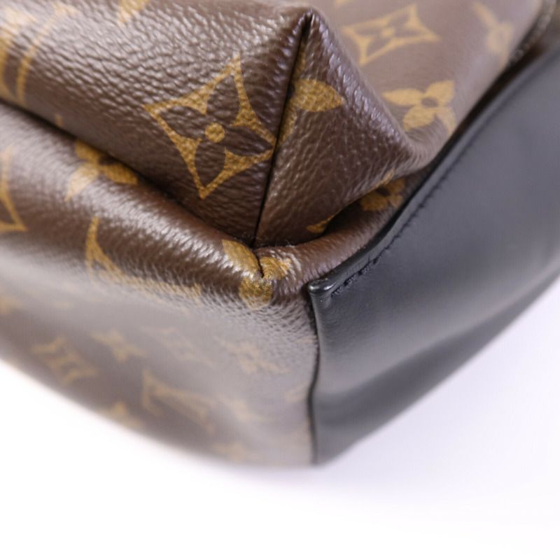 LOUIS VUITTON Monogram Macassar Discovery Backpack PM銀扣背包-9