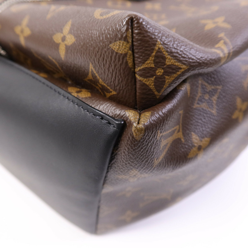 LOUIS VUITTON Monogram Macassar Discovery Backpack PM銀扣背包-10