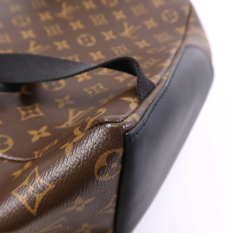LOUIS VUITTON Monogram Macassar Discovery Backpack PM銀扣背包-11