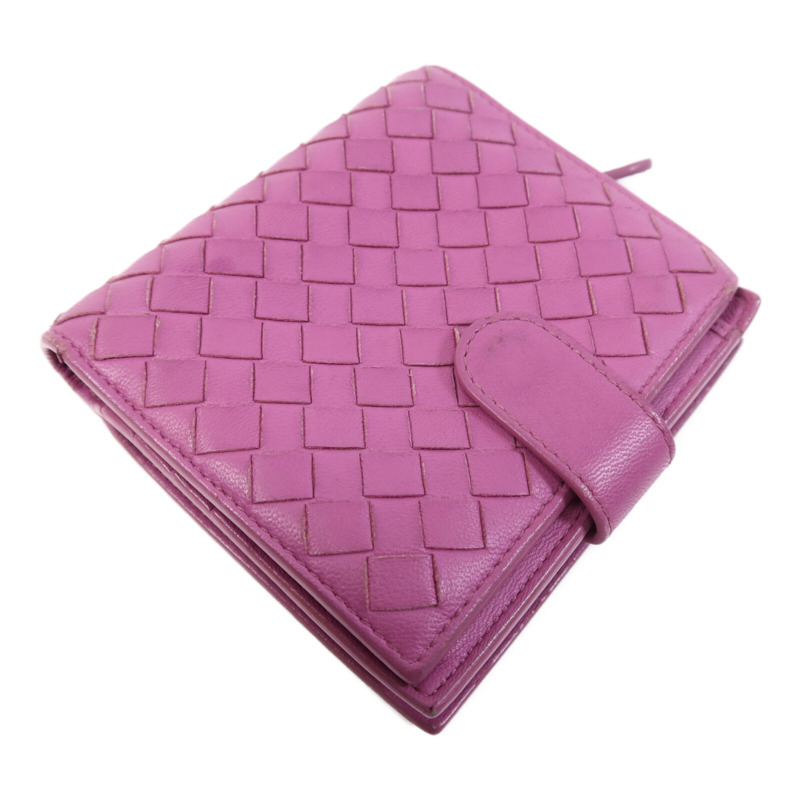 BOTTEGA VENETA 皮革Bi-fold Wallet銀扣錢包-2