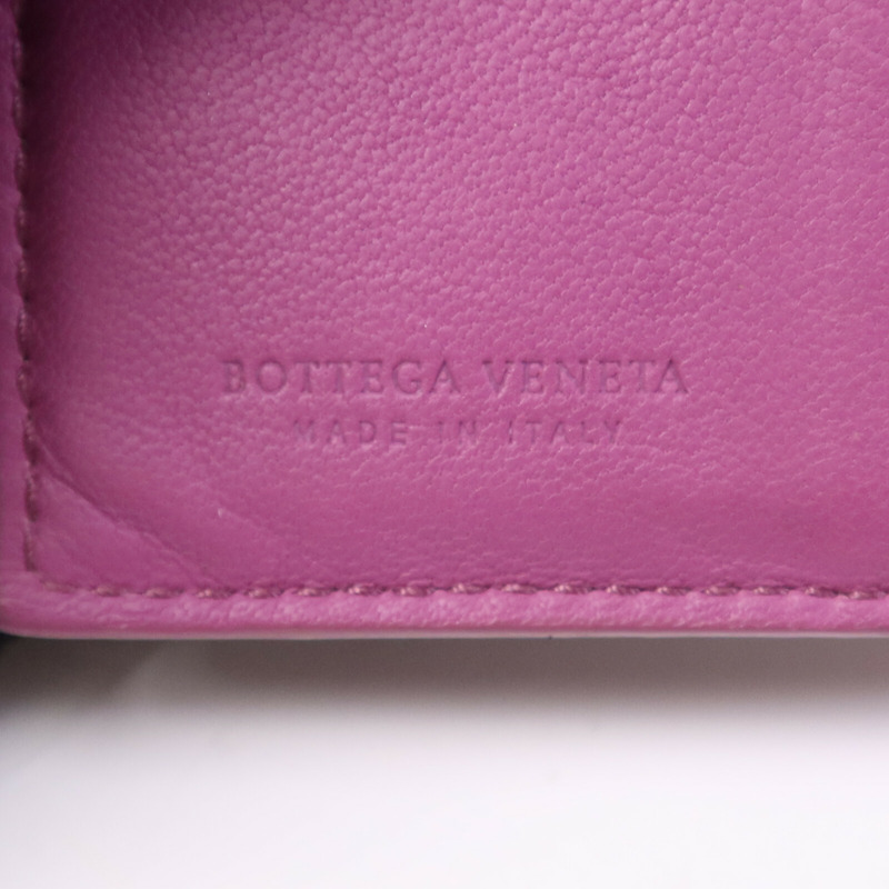 BOTTEGA VENETA 皮革Bi-fold Wallet銀扣錢包-5