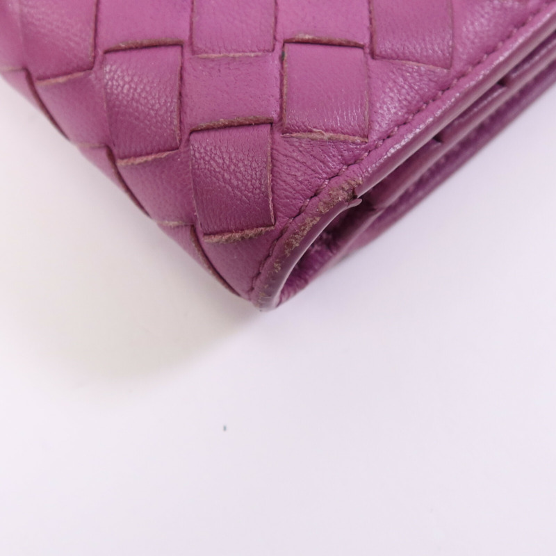 BOTTEGA VENETA 皮革Bi-fold Wallet銀扣錢包-9