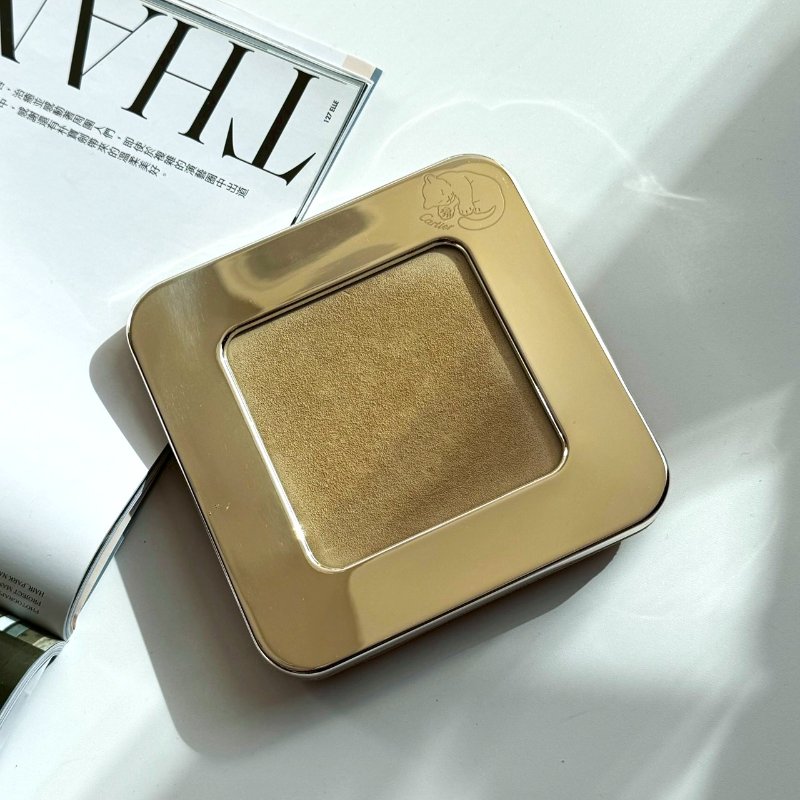 ‼️讓照片不只待在相簿裡 ✨內有可愛小豹 Cartier 美洲豹金色相框-0