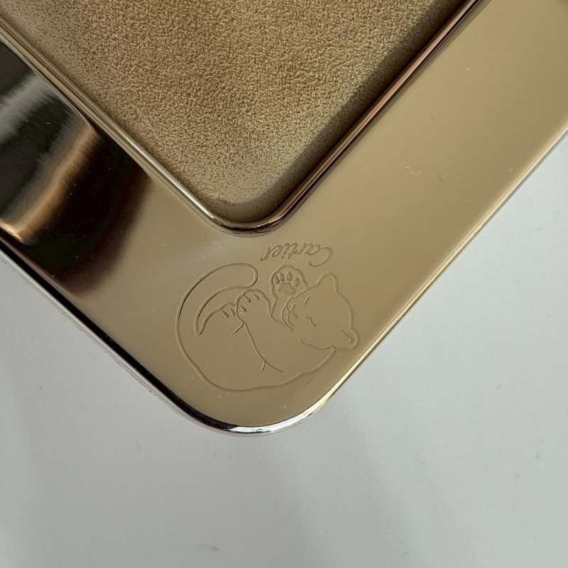 ‼️讓照片不只待在相簿裡 ✨內有可愛小豹 Cartier 美洲豹金色相框-2