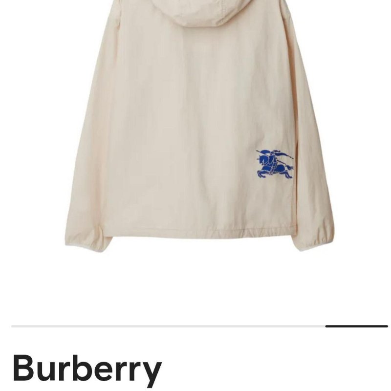 💎Han's house精品服飾💎Burberry 刺繡 戰馬 風衣 連帽 外套-5
