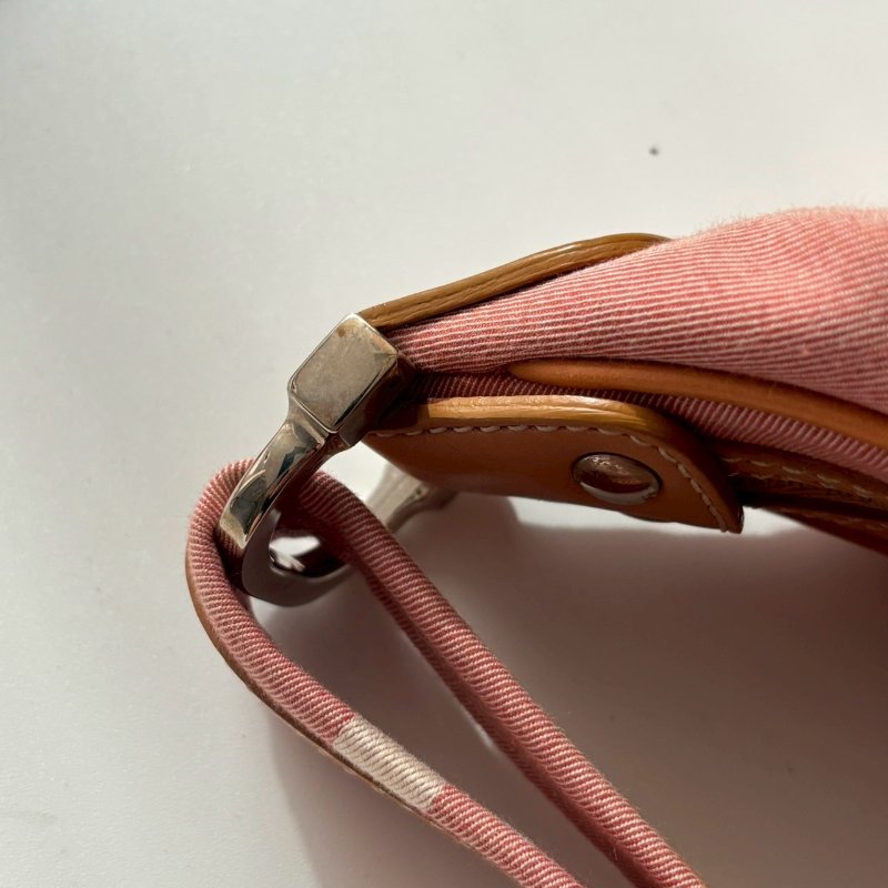 ✨出清優惠 ‼️百搭單品 Tods 淡粉色T logo帆布單肩包-7