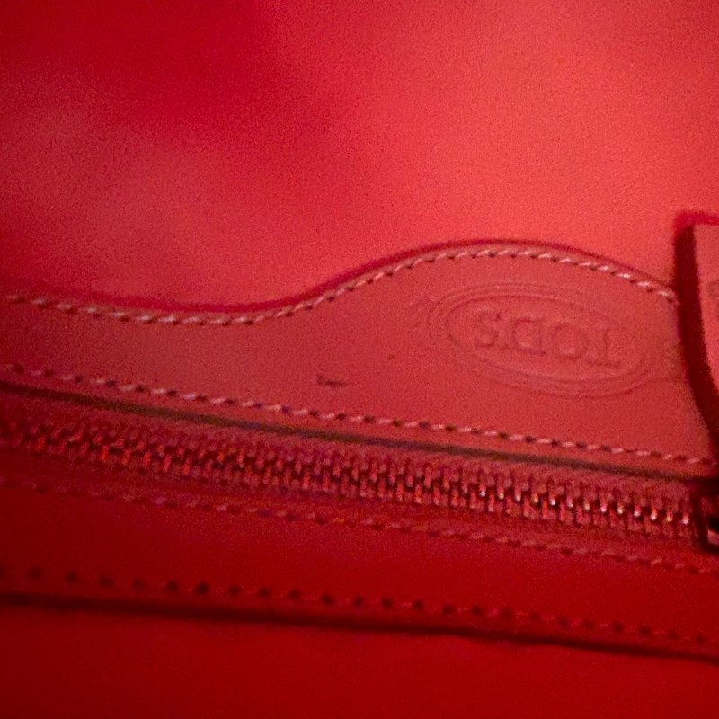 ✨出清優惠 ‼️百搭單品 Tods 淡粉色T logo帆布單肩包-9