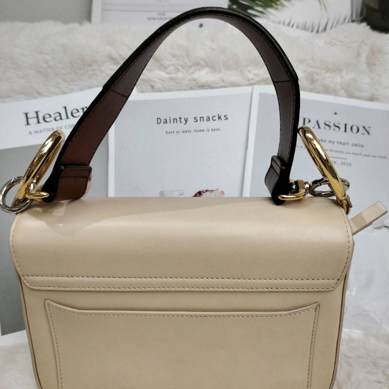 Chloe C 灰色 牛皮 手提肩背款-4