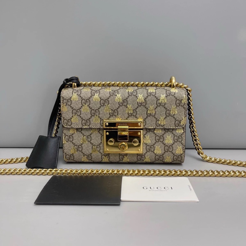 Gucci古馳Padlock蜜蜂星星月光寶盒-0