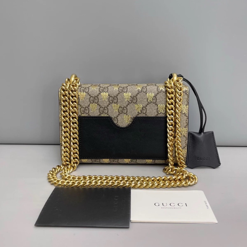 Gucci古馳Padlock蜜蜂星星月光寶盒-1