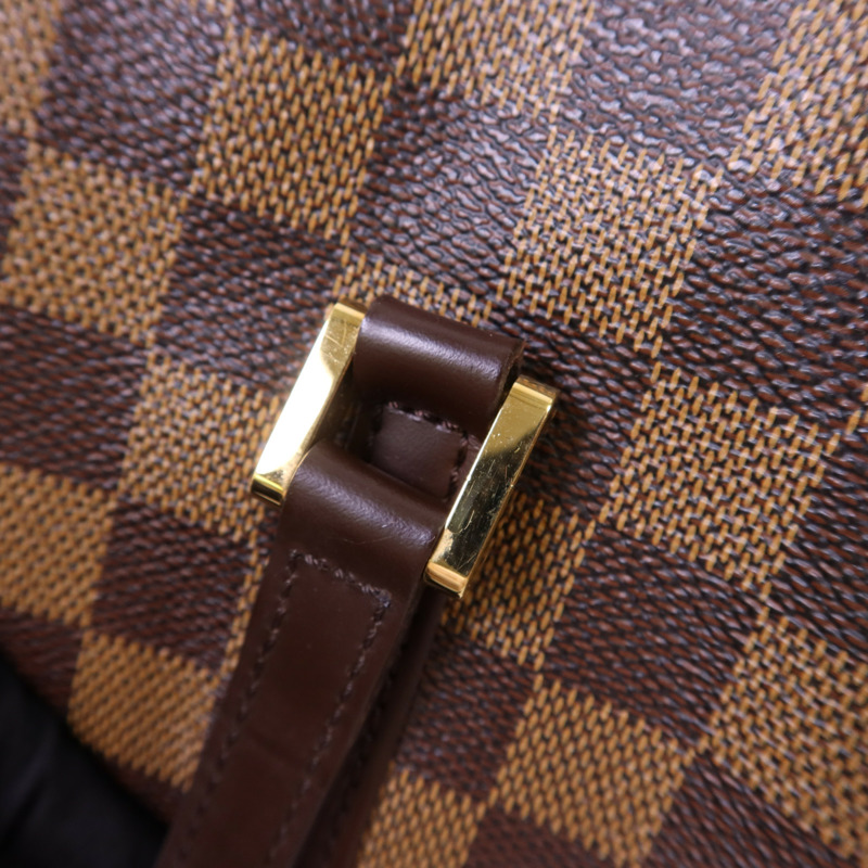 LOUIS VUITTON Damier Papillon GM金扣肩背袋-10