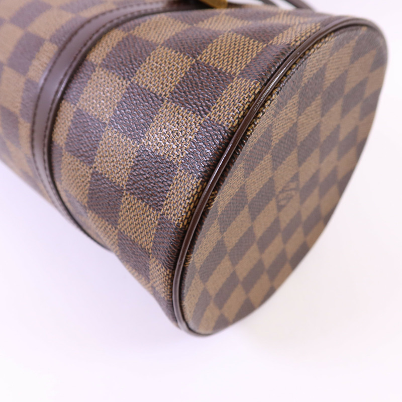 LOUIS VUITTON Damier Papillon GM金扣肩背袋-11