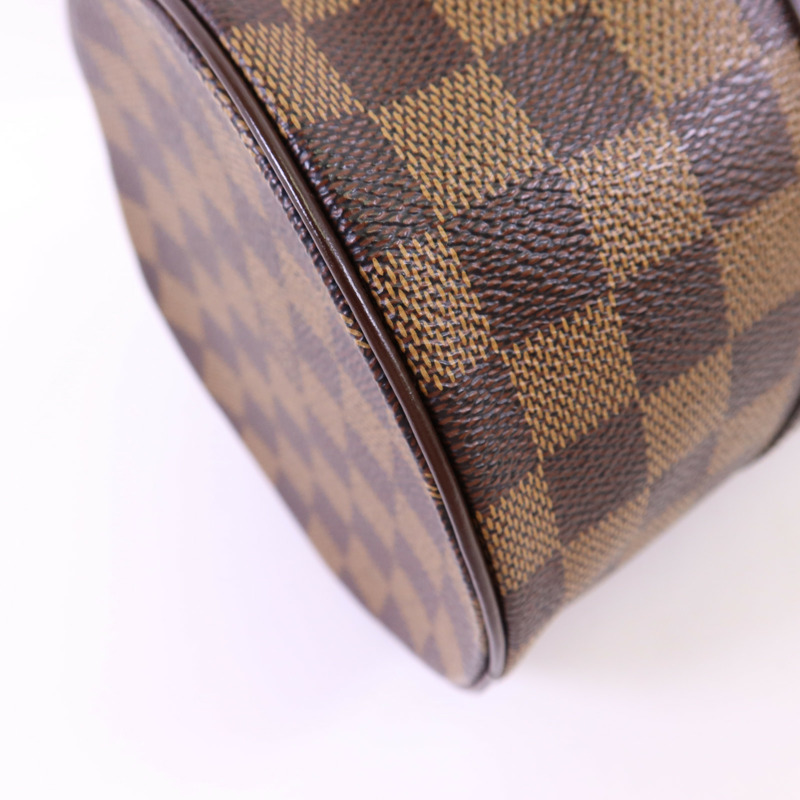 LOUIS VUITTON Damier Papillon GM金扣肩背袋-12